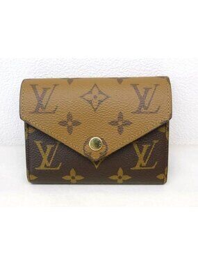 Louis Vuitton Portefeuille Victorine Trifold Wallet Monogram Reverse